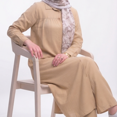 Conjunto Elegante de Dos Piezas Largo