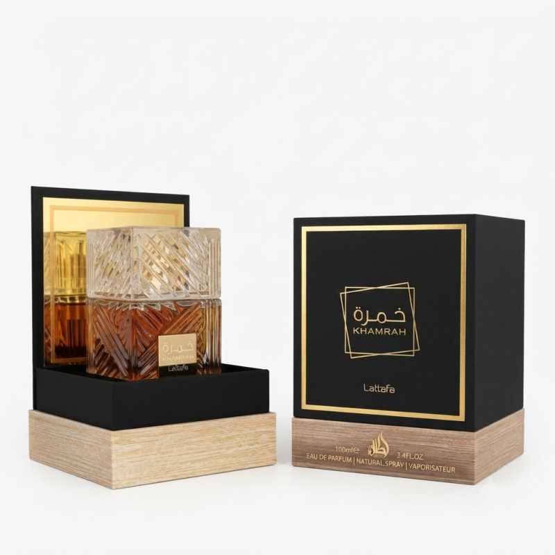 Lleva el lujo contigo! Khamrah de Lattafa (100 ml) unisex
