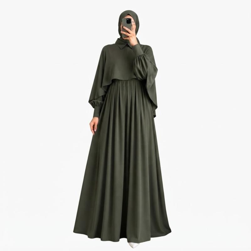 Abaya de Dos Piezas Elegante