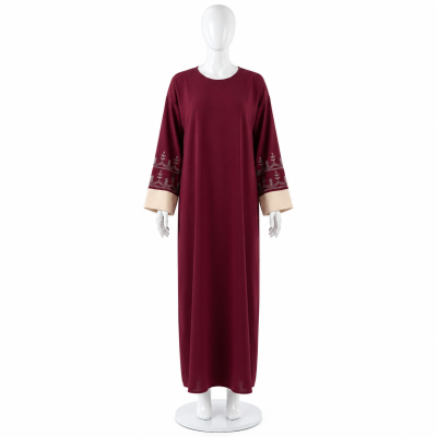 Abaya Elegancia Bordada en Puños