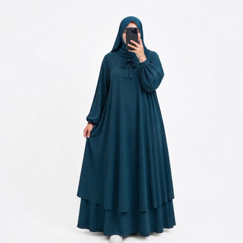 Conjunto Abaya 2 Piezas Elegante y Modesta | Moda Islámica Mujer