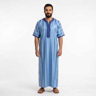 Kandoura Tradicional de Manga Corta para Hombre