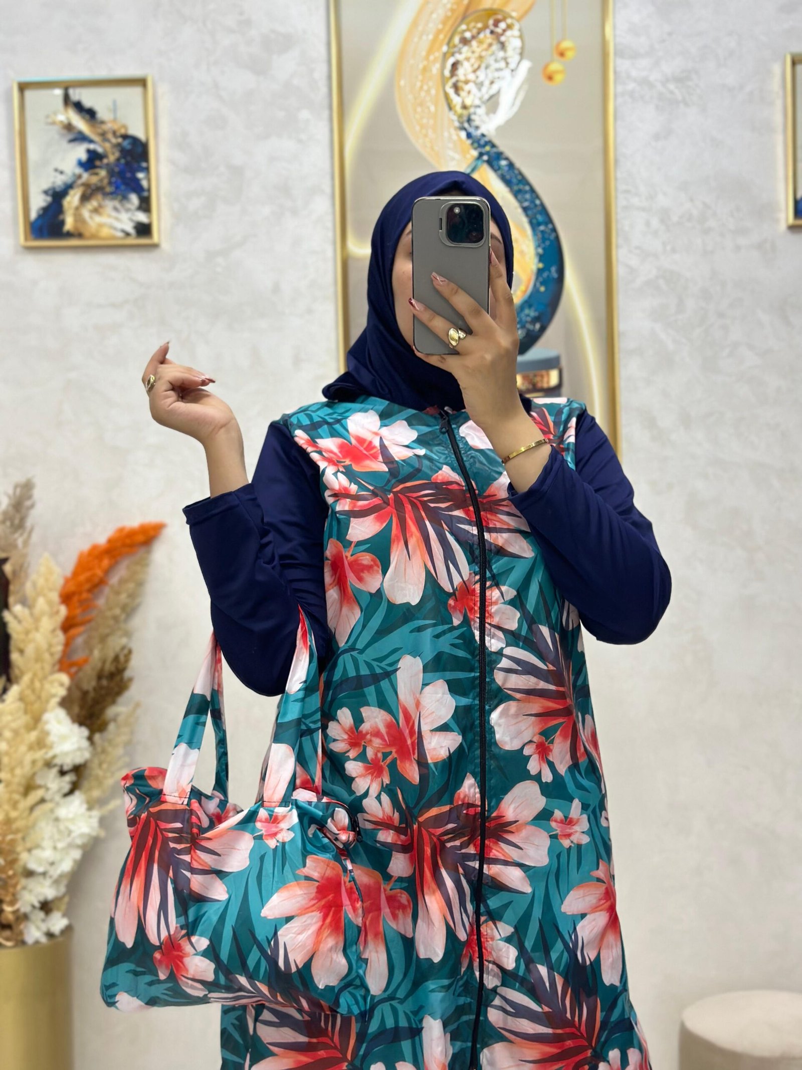 Burkini de 4 piezas para mujer musulmana - Imagen 3