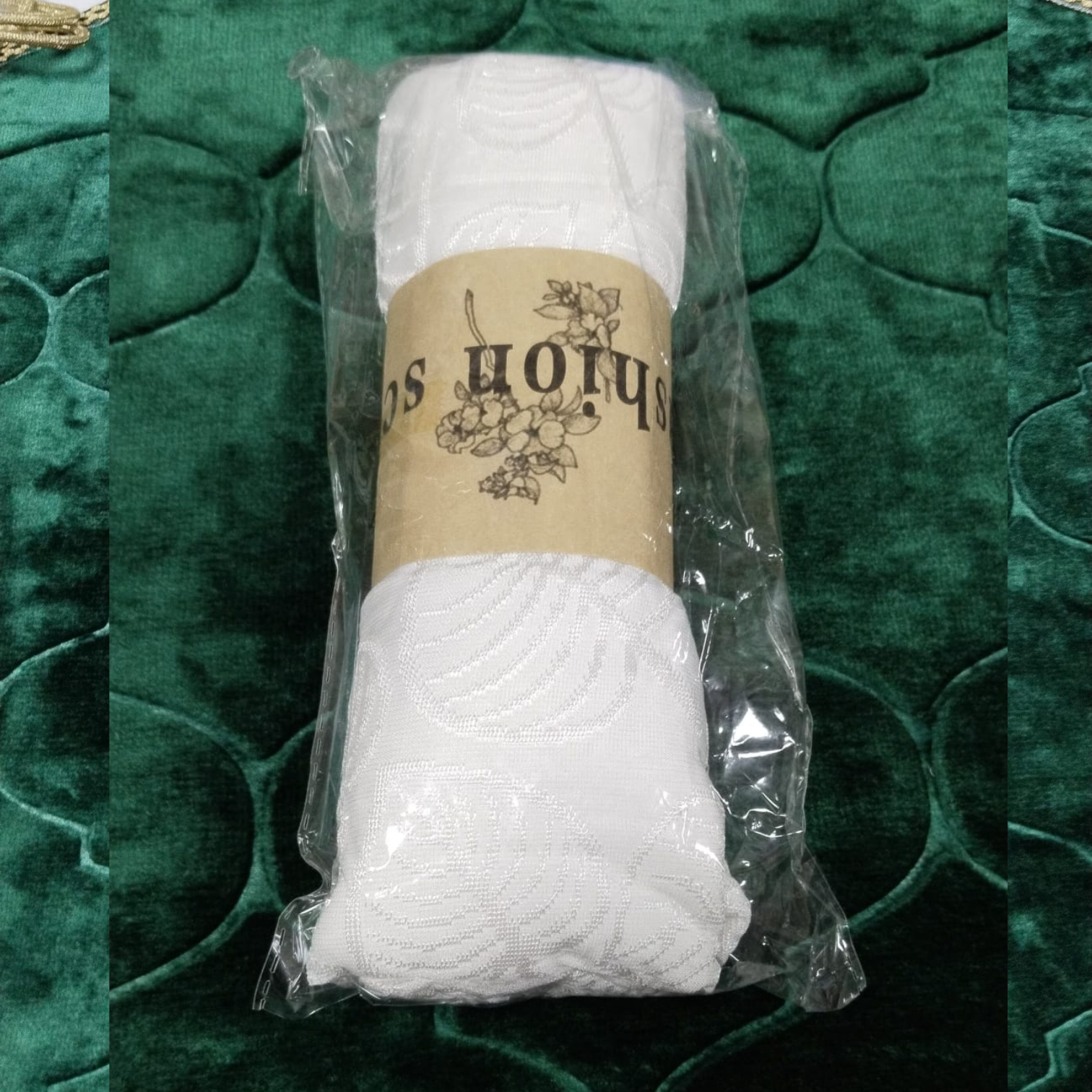 Hijab Kashkha Extra Largo en estampado flores - Imagen 2