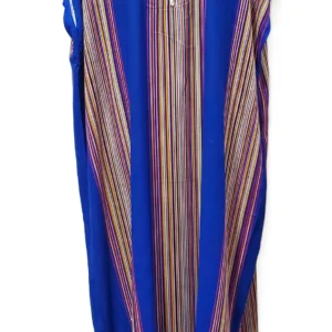 Kandoura marrakchea de color azul elegante